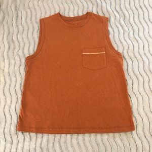 Everlane Pocket Tank Top - Rust - Medium